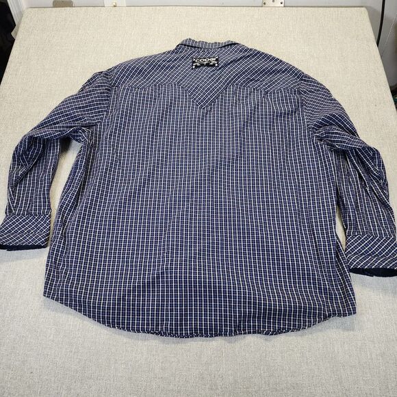 COOGI Button Up  Shirt Mens 4XL Multicolor Check Flannel - Picture 7 of 11